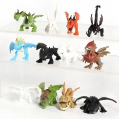 Set brojki 12 kom iz bajke Kako trenirati Dragon figure zmajeva i znakova za kolektivu zabavu
