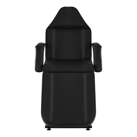Cadeira cosmética Sillon com cubetas preta — vista frontal