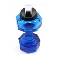 2,2 l bottiglia d'acqua a forma di un manubrio 2 in 1 grande bottiglia d'acqua sportiva con un manico ideale per palestra e alle