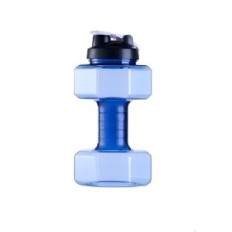 2,2 l Wasserflasche in Form einer Hantel 2 in 1 großer Sportwasserflasche mit einem Griff ideal für Fitnessstudio und Training