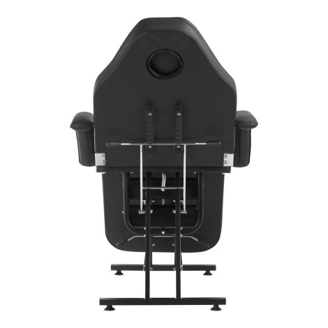 Sillon cosmetic chair with cuvettes black — rear view