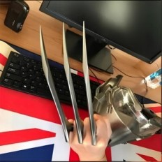 Pazury Wolverine Logan X-Men Wolverine 26 cm Accessori cosplay realizzati in plastica, ispirati ai film da modificare e collezio