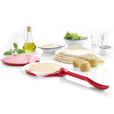 Presse à tortillas manuel 250mm rouge Hendi 513033