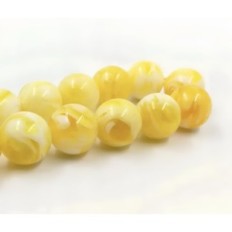 Amber Turkish Rosary med en metal tass håndlavet bønbog med dekorative perler