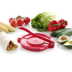 Presse à tortillas manuel 250mm rouge Hendi 513033