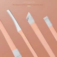 Manicure e pedicure Set 24 strumenti Set professionale per la cura delle unghie mani e piedi a casa o nel soggiorno