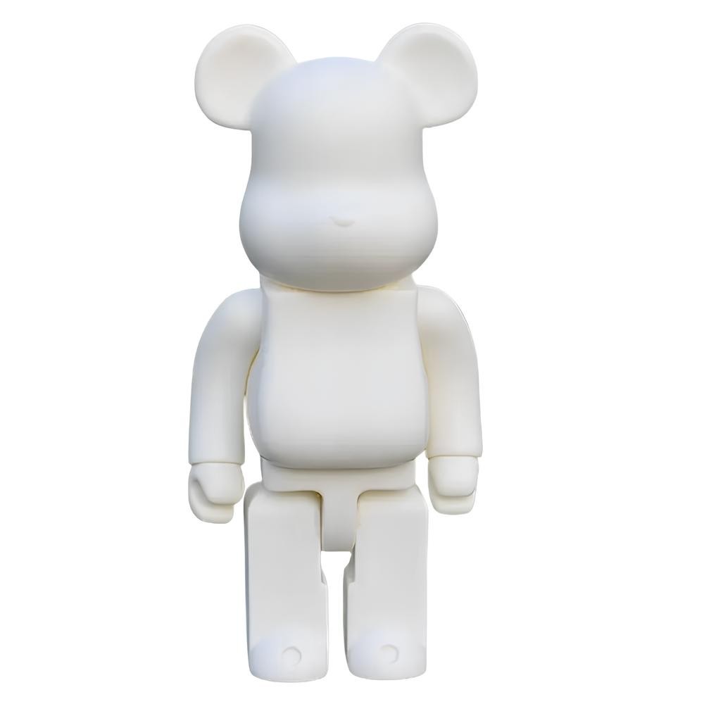 Bear Bearbrick 400% alak belső 28cm fehér design gyűjthető figura dekorációs szalon vagy iroda