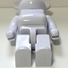 Bearbrick Teddy Bear 400% Beeldje Binnen 28cm White Designer Collector's beeldje voor woonkamerdecoratie of kantoor