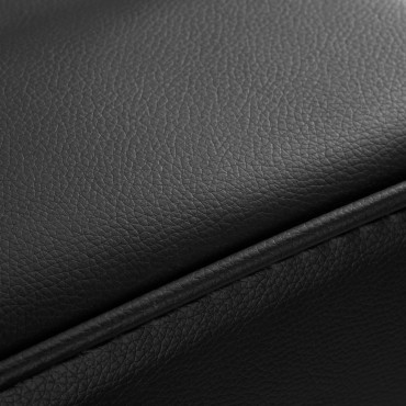 Sillon kozmetička stolica s posudicama crna — detaljni prikaz površine