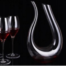 Decaner Decanter viini 1,5 l kristallilasi Tyylikäs kannu punaviiniä ja juomia palvelemaan
