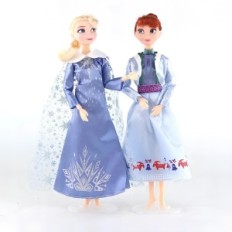 Bonecas da terra do gelo de 30 cm de boneco de neve conjunto de Elsa, Anna e Boneco de Neve Olaf com conto de fadas congelados