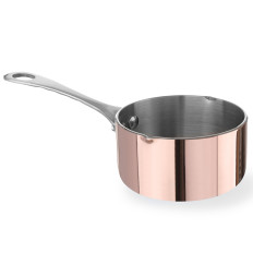 Miniature saucepan with a copper spout .85x (H) 50mm Hendi 607039