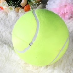Big Tennis Ball Dog Dog 24cm Interaktiv leksaksresistent mot bita för stora raser
