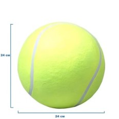 Big Tenis Ball Dog Dog 24cm Interactive Toy odporen na grizenje za velike dirke