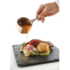 Casseruola in miniatura con beccuccio in rame .85x (h) 50mm Hendi 607039