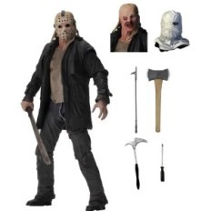 Figura de ação Jason Voorhees sexta-feira 13-go 18cm figurine colecionador afto heróis heróis
