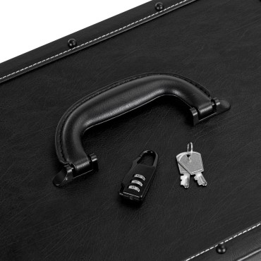 Carrello Gabbiano barber's helper C12 nero — primo piano della maniglia