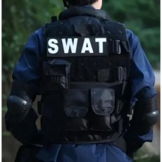 Taktički prsluk, vojna crna policija SWAT vojni zaštitni prsluk