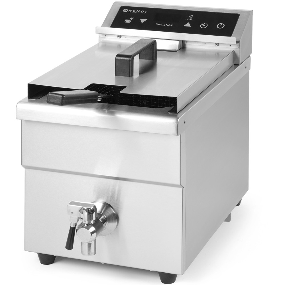 Indukční fritéza s kuchyňským drátem Hendi 215012