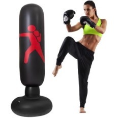 Boxovací taška 160 cm s čerpadlem nafukovací boxerský sáček a napětí