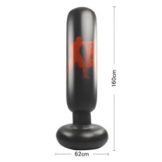 Boksas 160 cm met pomp opblaasbare bokszak en stressafvoer