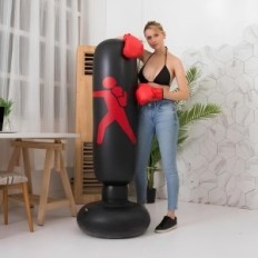 Boxing Bag 160 cm s črpalko napihljivo boksarsko vrečko in izpust stresa