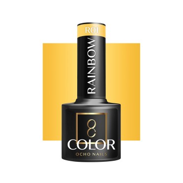 OCHO NAILS Hybridikynsilakka Rainbow R01 - 5 g — etuosa