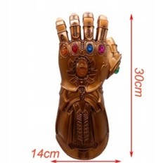 Infinity Glove Thanosa Glowing 30 cm Laktsible mänguasi heli ja valgusefektiga