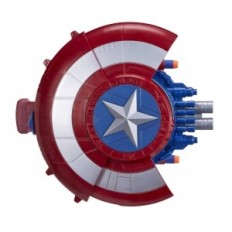 Legetøj kaptajn America Shield Shot Interactive Shield med skydningsfunktion, ideel til Avengers fans