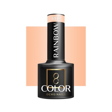 Verniz Híbrido para Unhas OCHO NAILS Rainbow R02 - 5 g — vista frontal