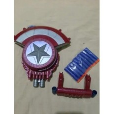 Toy Captain America Shield Shot Interactive Shield med fotografering, perfekt för Avengers fans