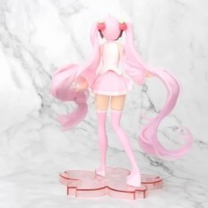 Akcija Slika Anime Miku Hatsune Sakura 15cm Kolekbinbilno djelovanje Slika Japanski idoul u Sakura verzija