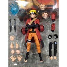Figurine Naruto Uzumaki suojaa 15 cm kerättävä merkki Anime Naruto, jossa on perus- ja vähittäiskaupan toteutus