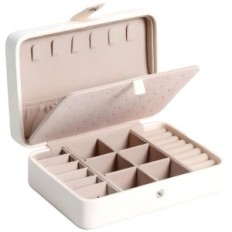 Organizator škatla nakit CASHKET Elegantna posoda za uhane za prstane ogrlice