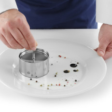 Anneau de cuisine pâtissier pour gâteaux plats Ø100x(H)45mm Hendi 512159