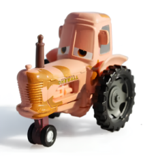 Toy with fairy tale cars, tractor with fantastic car Figurine from the movie of the car