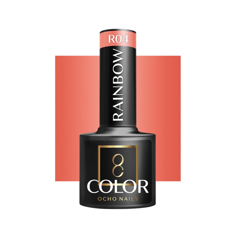 OCHO NAILS Hybrid kynsilakka Rainbow R04 - 5 g — etuosa