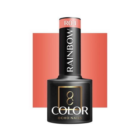 OCHO NAILS Hybrid neglelak Rainbow R04 - 5 g — forfra