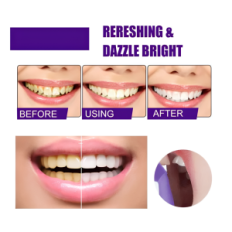 Whitening-Zahnpasta V34 50ml Jaysing Zahnfärbungspaste Reduzieren Sie den gelben Farbton für weißere Zähne