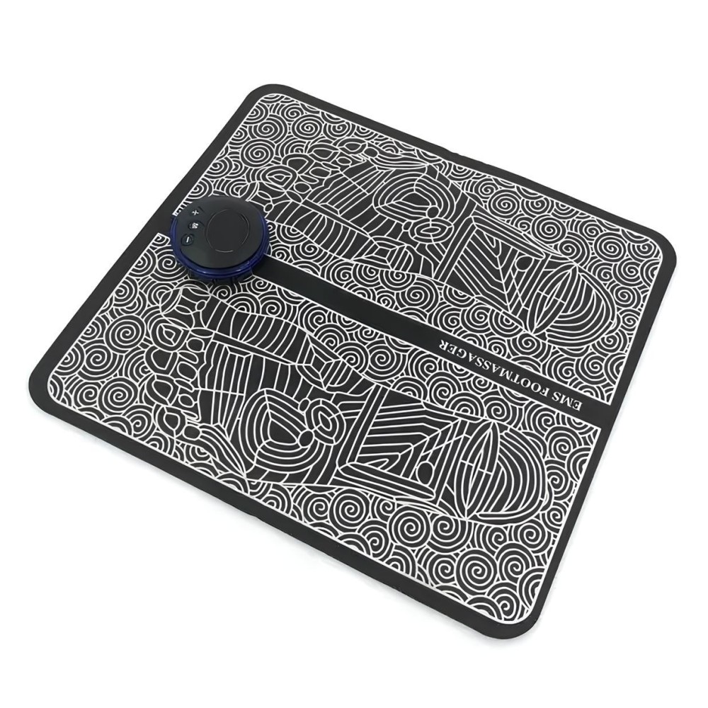MASSAGE MAT Piedio Akupressur Dispositivo EMS per rilassarsi e migliorare la circolazione con elettrostimolazione