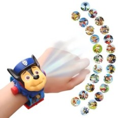3D-horloge met de PSI Patrol Chase Children's horloge met een eerlijk verhaal karakter