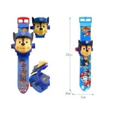 3D WATCH med PSI Patrol Chase Children's Watch med en retfærdig talkarakter