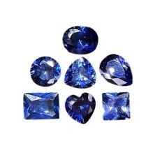 Sapphire Natural Stone 7 tk poolvääriskivide komplekt kollektsiooni ja ehted