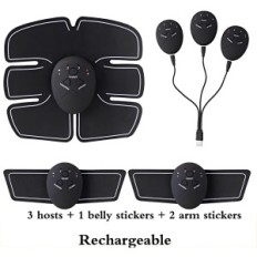 Vientre Muscle Elekrostimulator EMS 6 Programas Cinturón de entrenamiento simple para refuerzo muscular