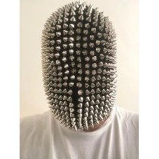 Maske med latex sølv sølv rateq høj kvalitet, som er godt klæbende til en god ting