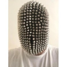 Maske med latex sølv sølv rateq høj kvalitet, som er godt klæbende til en god ting