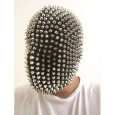 Masker met latex zilveren zilver Resteq hoge kwaliteit die goed aan het hechten aan een groot ding