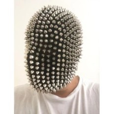 Masker met latex zilveren zilver Resteq hoge kwaliteit die goed aan het hechten aan een groot ding