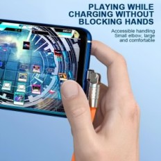 USB gyors töltő kábel típus C 120w 6A 150cm fekete