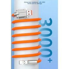 Câble de charge rapide Type C 120W 6A 150cm Noir